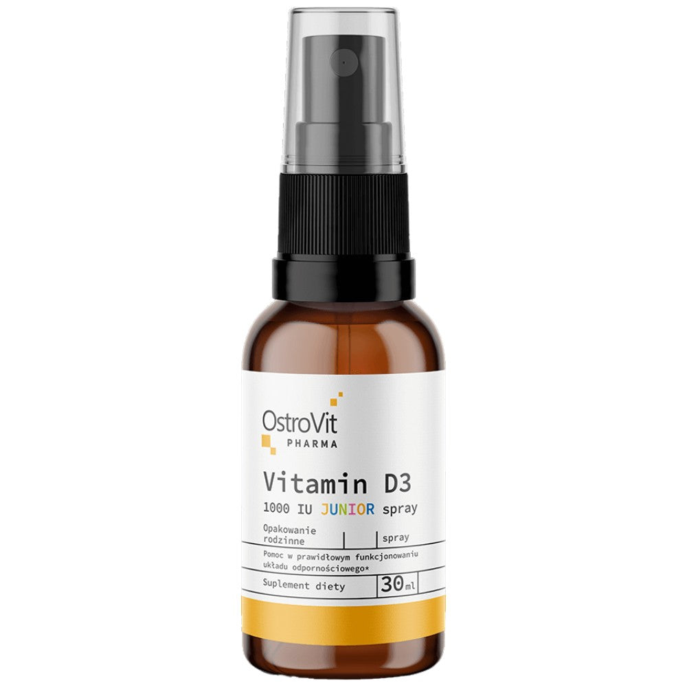 OstroVit Vitamin D3 1000 IU Junior Spray - Детски Витамин Д3 спрей 1000 IU