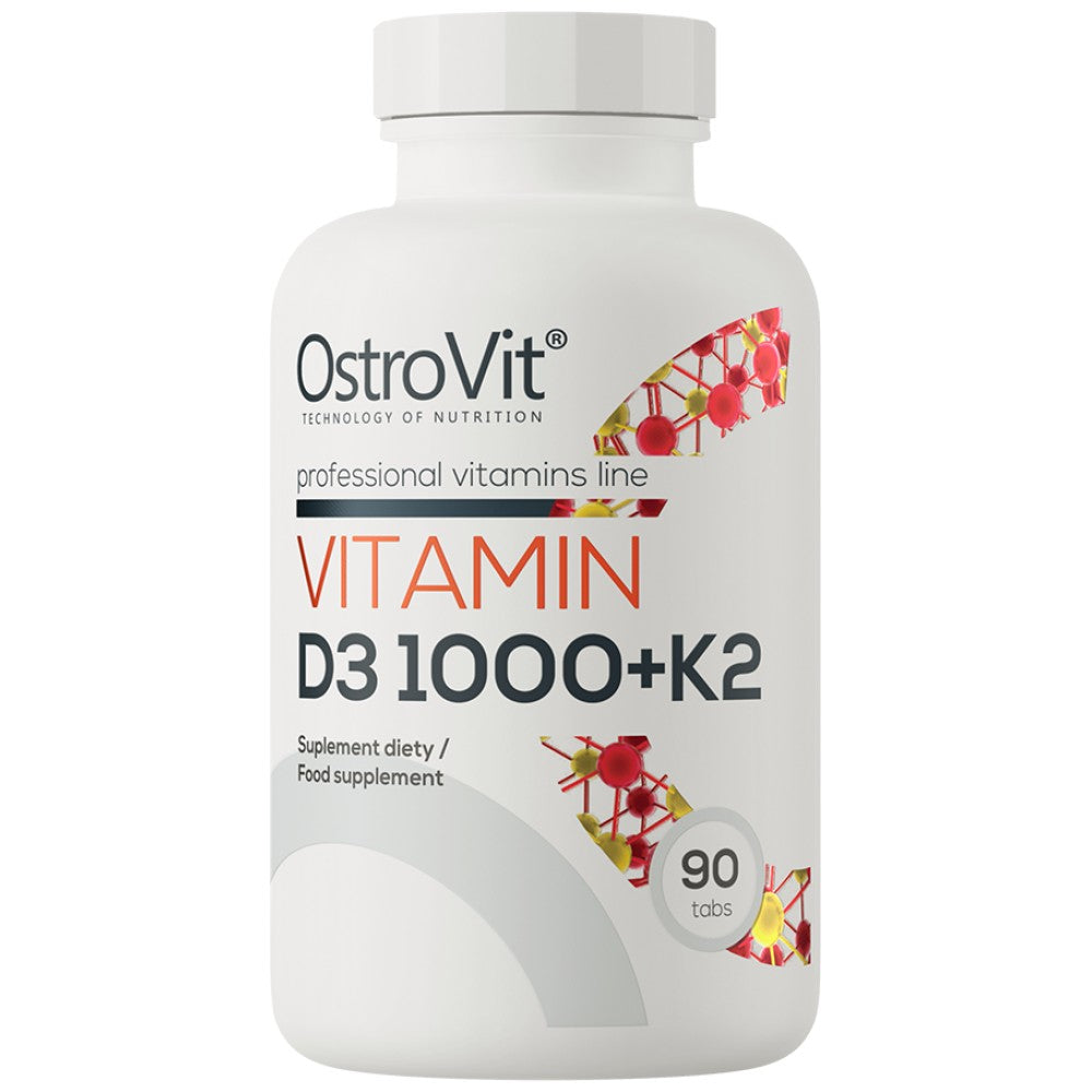 OstroVit Vitamin D3 1000 IU + K2 50 mcg - Витамин Д3 с К2