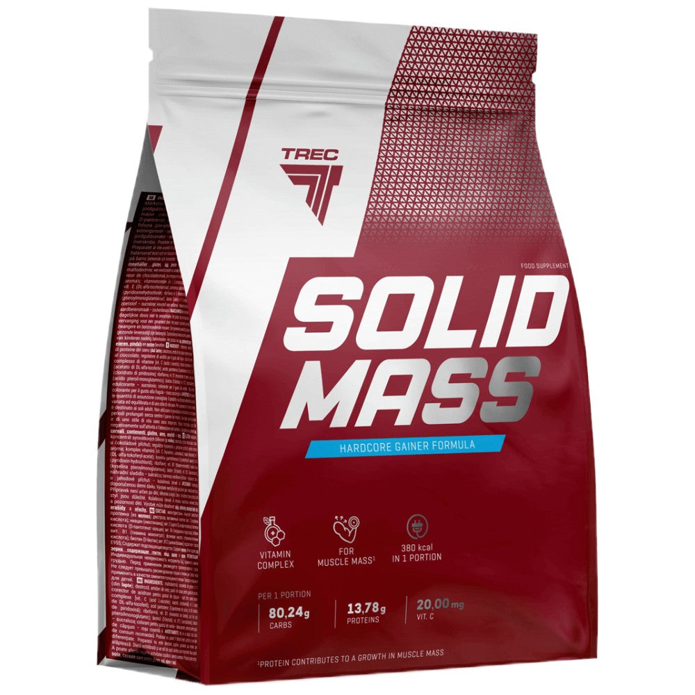 Trec Nutrition Solid Mass Hardcore Gainer Formula - Гейнър за маса