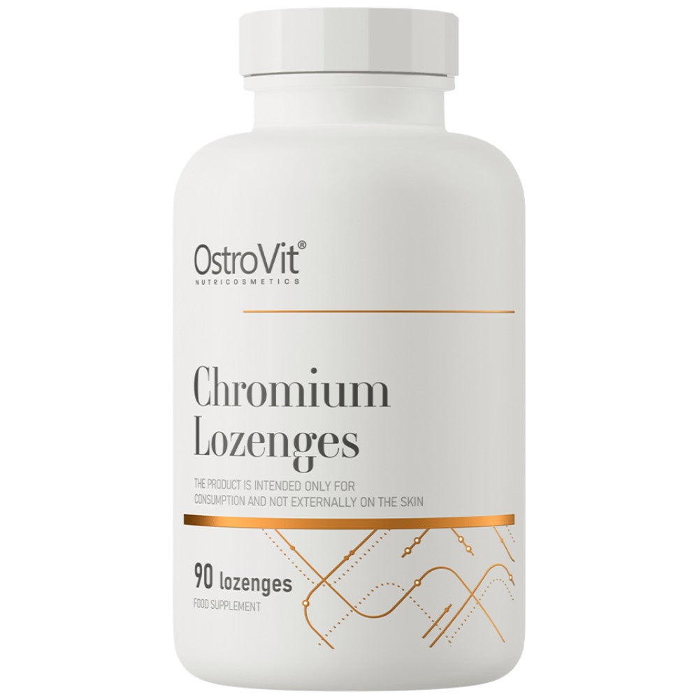 OstroVit Chromium Lozenges 200 mcg - Хром таблетки за смучене 200 mcg