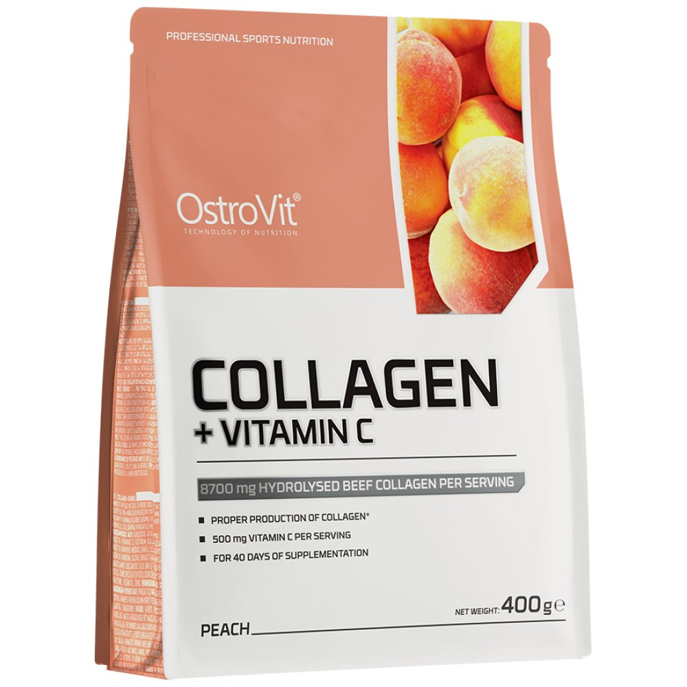 OstroVit Collagen + Vitamin C Powder - Колаген с Витамин С на прах