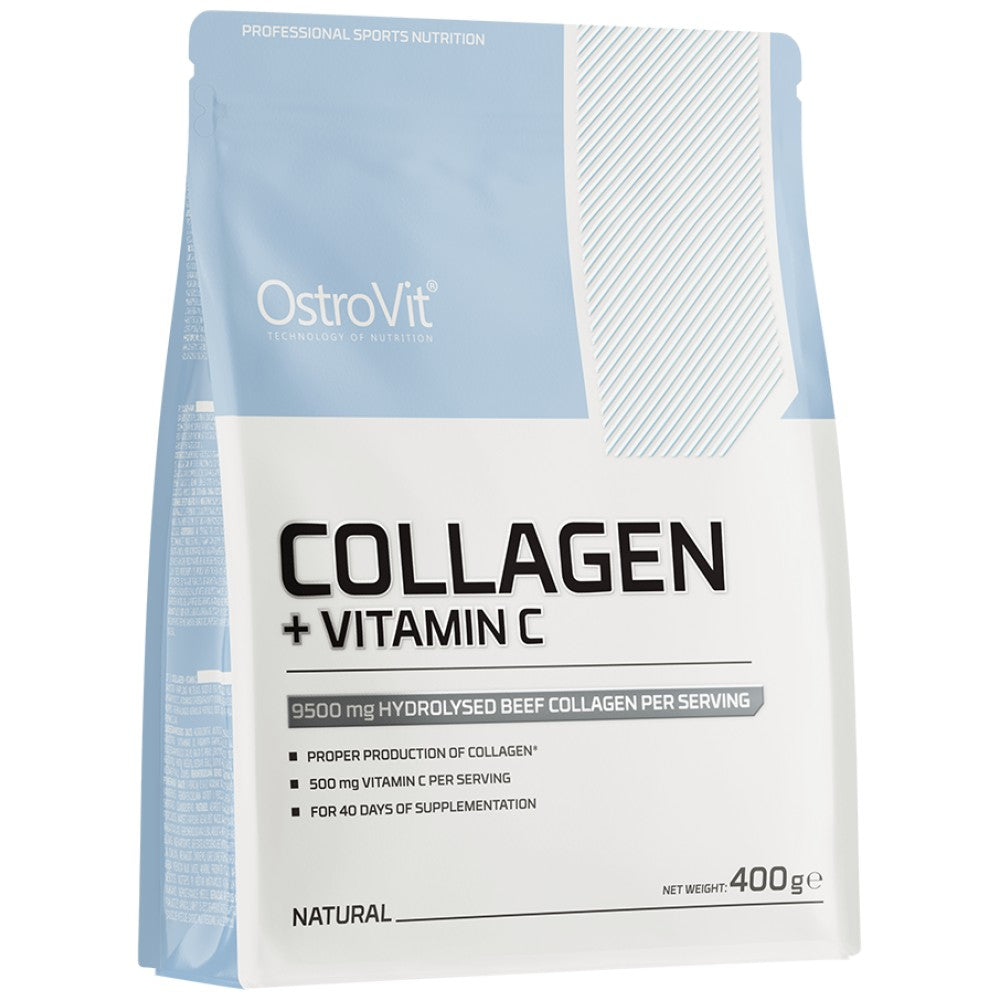 OstroVit Collagen + Vitamin C Powder - Колаген с Витамин С на прах