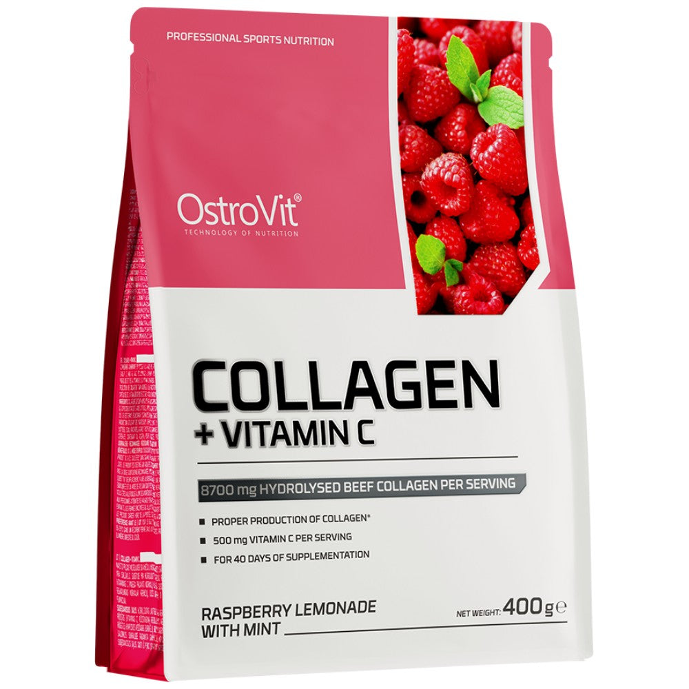OstroVit Collagen + Vitamin C Powder - Колаген с Витамин С на прах