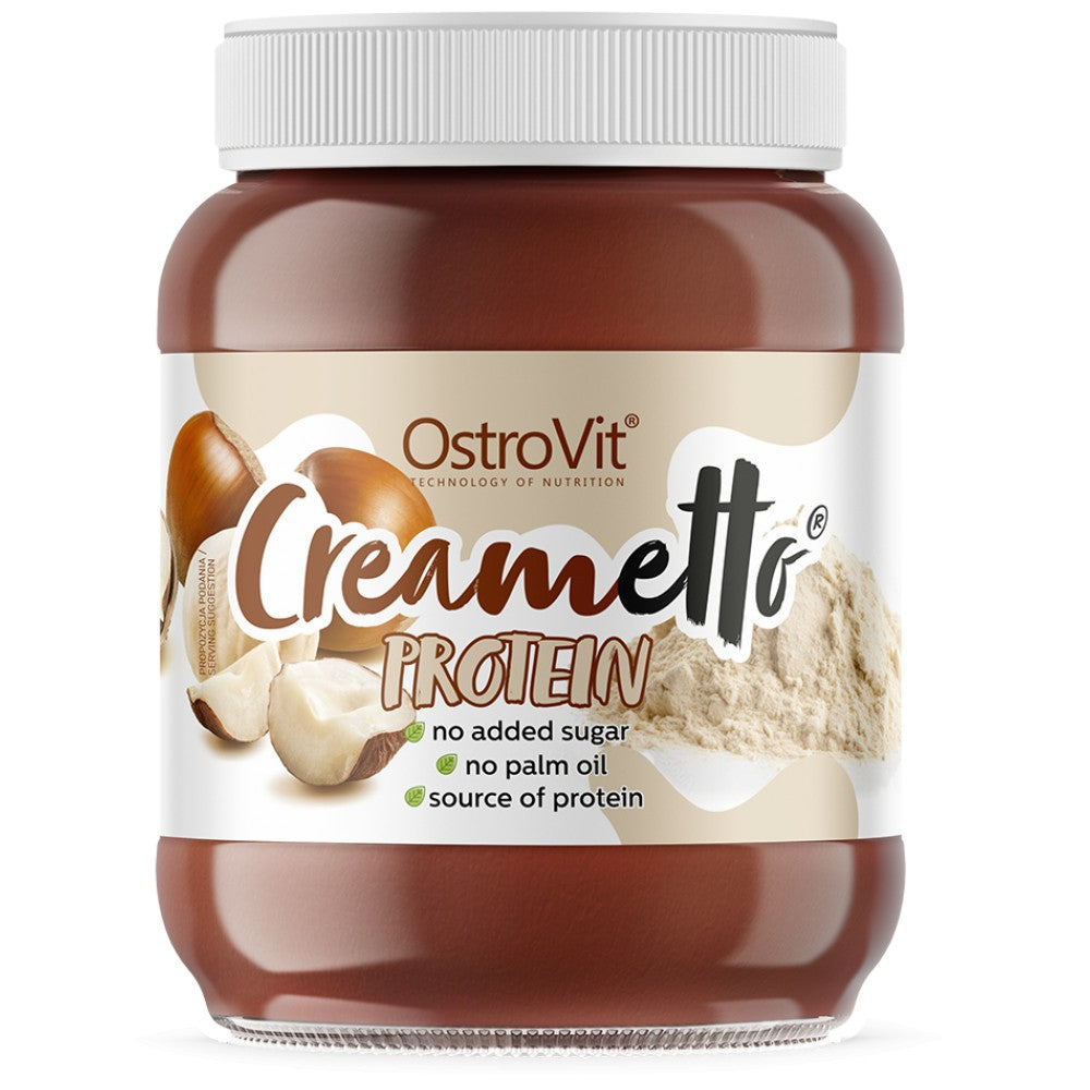 OstroVit Creametto Protein High Protein Cream Hazelnut - Протеинов крем с лешник