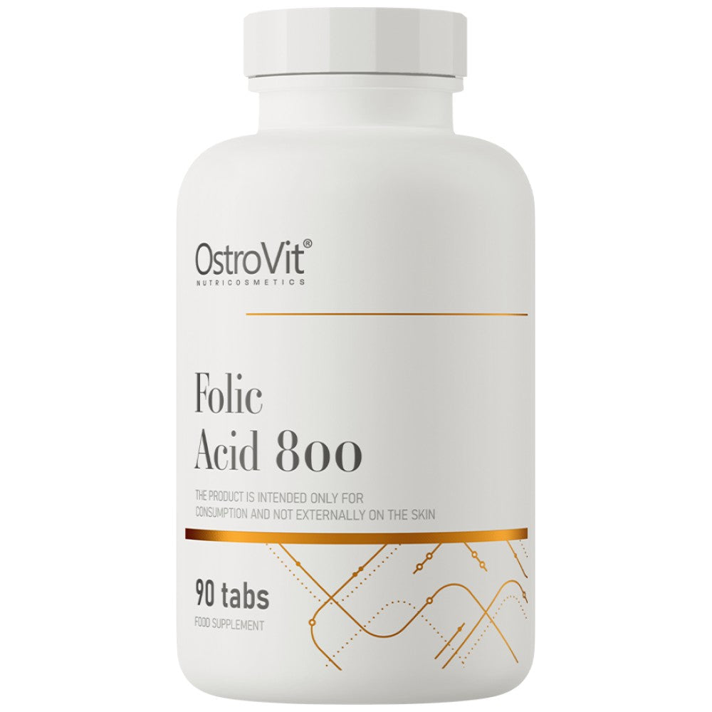 OstroVit Folic Acid 800 mcg - Фолиева киселина 800 mcg