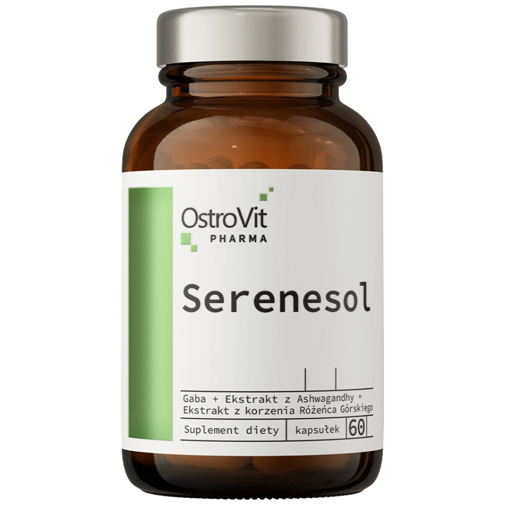 OstroVit Serenesol Stress & Serenity Formula with Gaba, L-Theanine & Ashwagandha - Формула срещу стрес