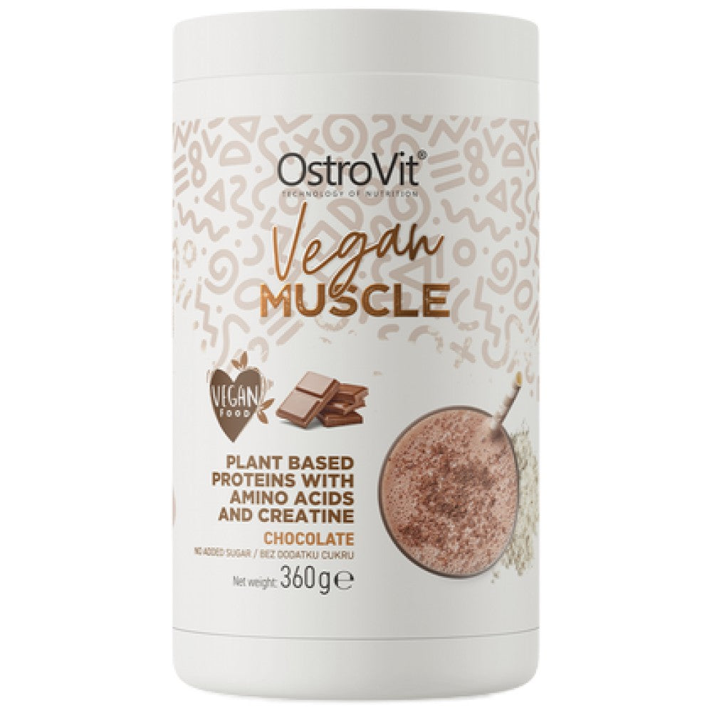 OstroVit Vegan Muscle with Creatine, BCAA & Ginseng - Веган протеин с креатин и BCAA