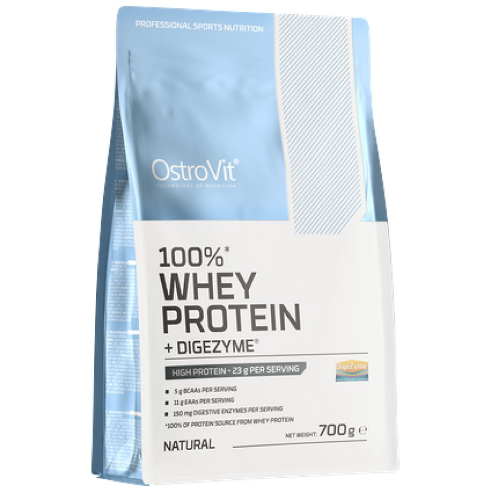 OstroVit 100% Whey Protein + Digezyme - Суроватъчен протеин с ензими