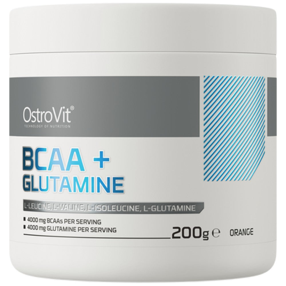 OstroVit BCAA + Glutamine Powder - BCAA с глутамин на прах