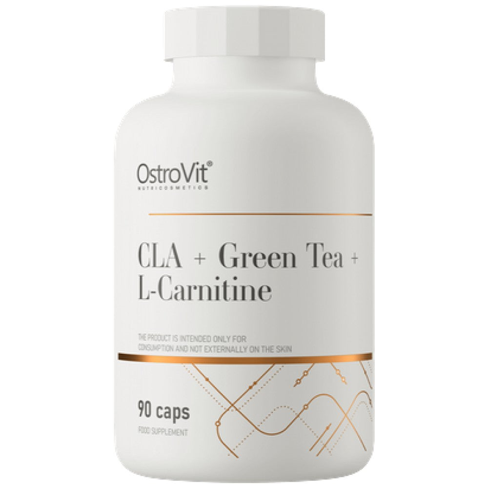 OstroVit CLA + Green Tea + L-Carnitine - CLA със Зелен чай и L-Карнитин
