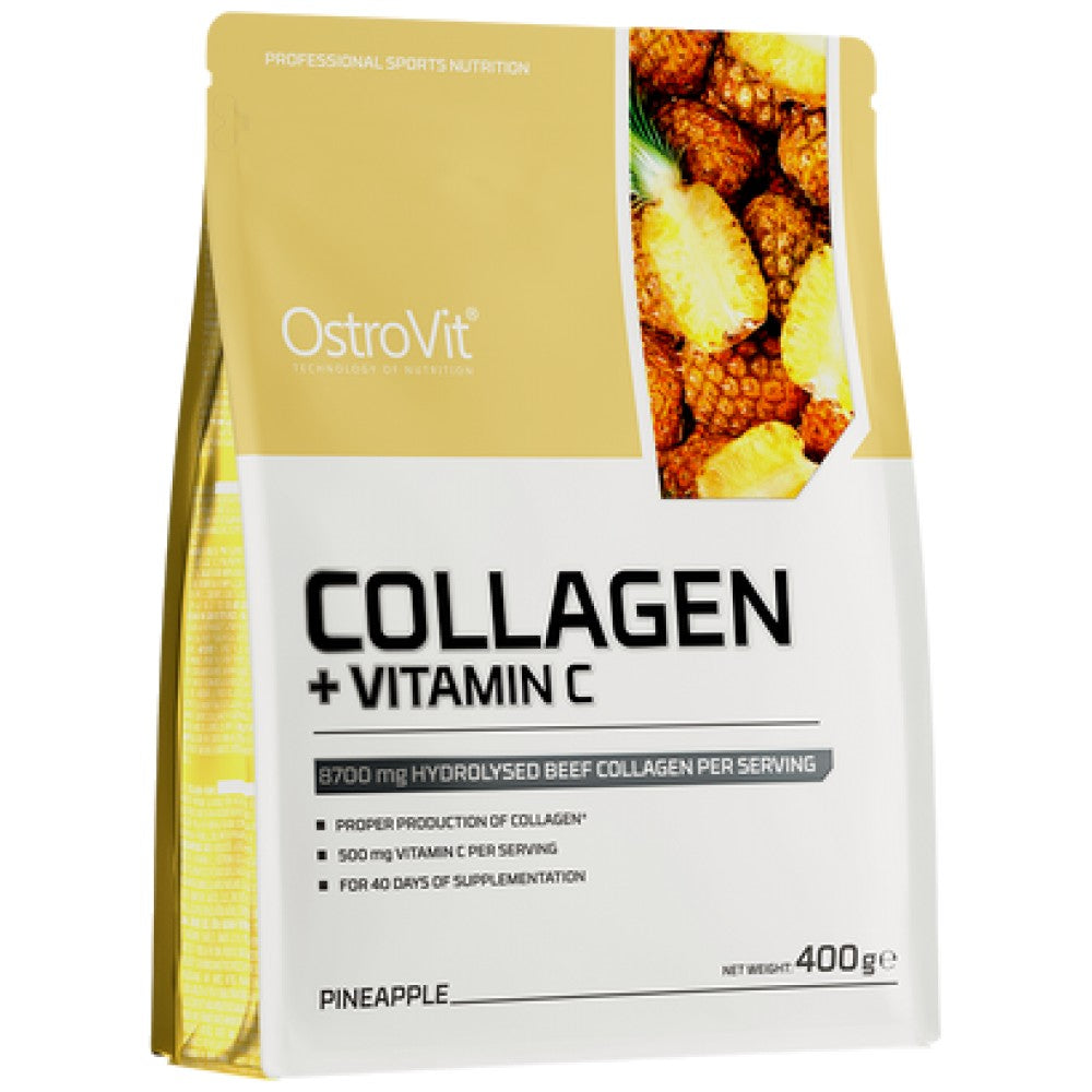 OstroVit Collagen + Vitamin C Powder - Колаген с Витамин С на прах