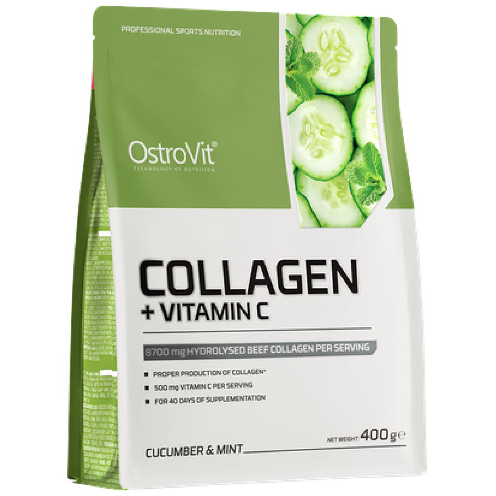 OstroVit Collagen + Vitamin C Powder - Колаген с Витамин С на прах