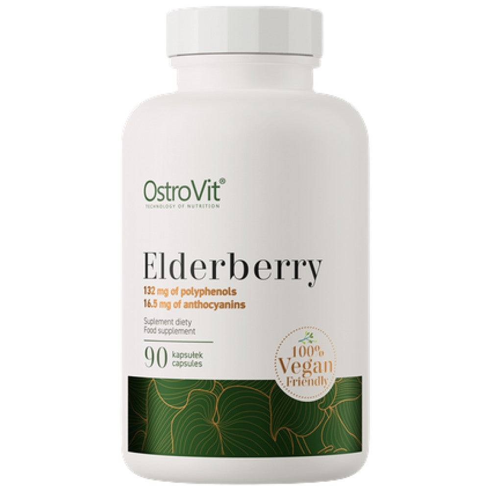 OstroVit Elderberry Extract 330 mg Vege - Бъз екстракт 330 mg веган