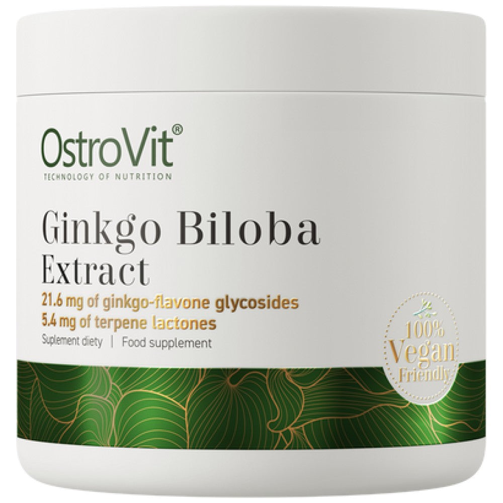 OstroVit Ginkgo Biloba Extract Powder - Гинко билоба екстракт на прах