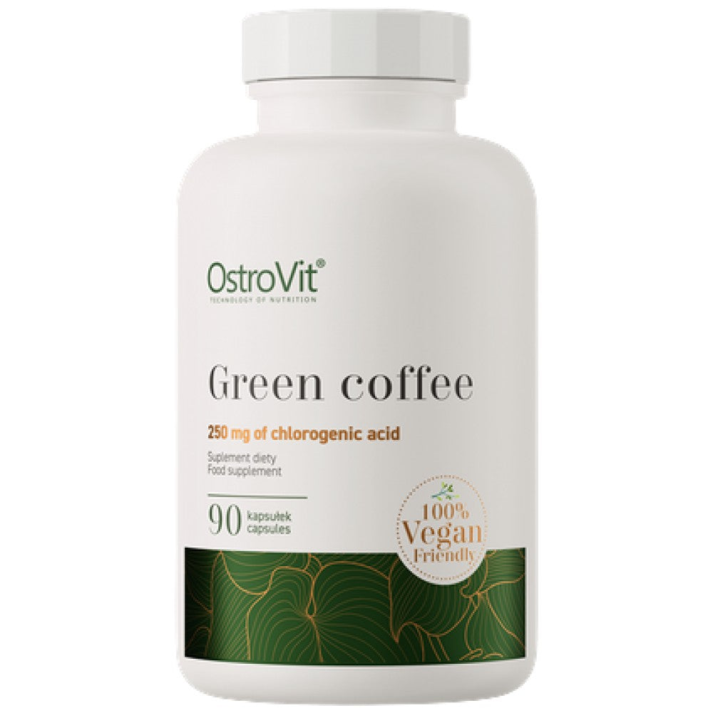 OstroVit Green Coffee 500 mg Vege - Зелено кафе 500 mg (Веган)