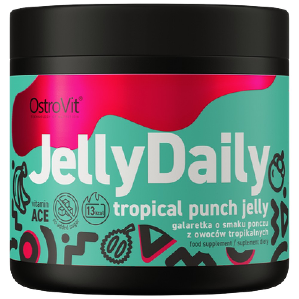 OstroVit Jelly Daily with Pork Gelatin & Vitamins - Желирани таблетки с желатин и витамини
