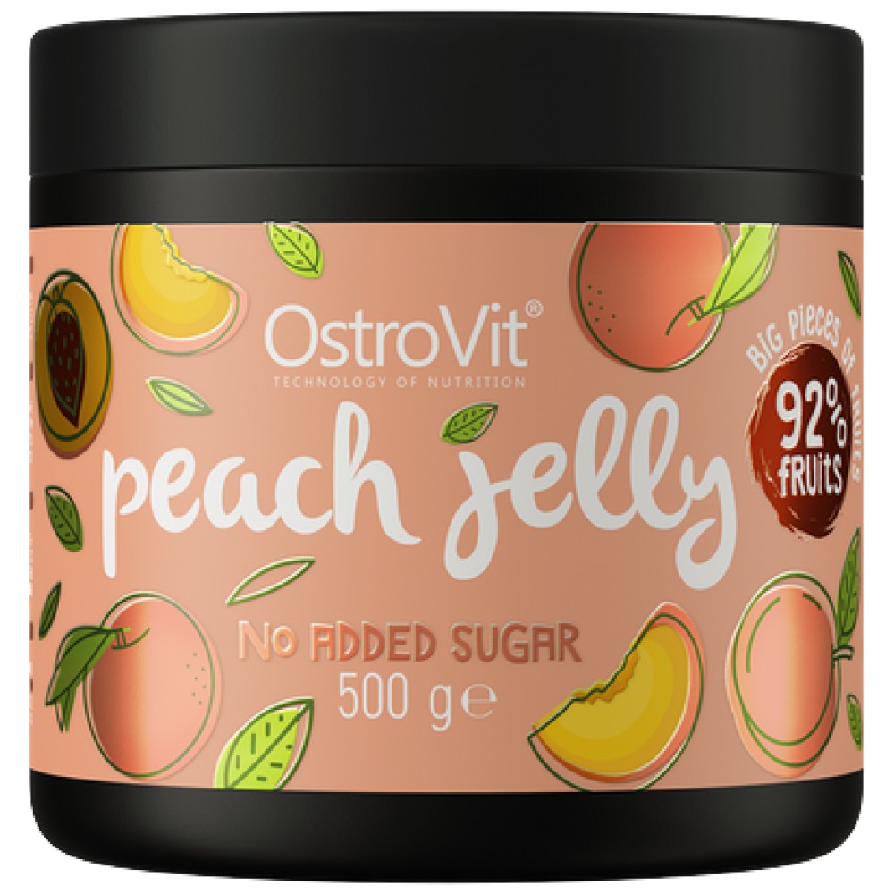 OstroVit Peach Jelly 92% Real Fruits No Added Sugar - Прасковено желе без захар
