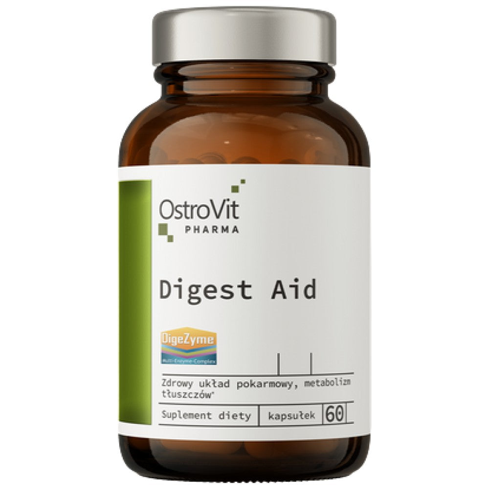 OstroVit Digest Aid with Enzymes, Herbs & Betaine HCL - Храносмилателни ензими с бетаин