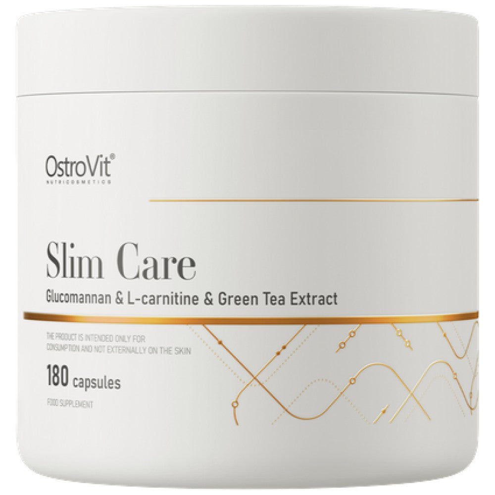 OstroVit Slim Care Glucomannan & L-Carnitine & Green Tea Extract - Карнитин с глюкоманан и зелен чай