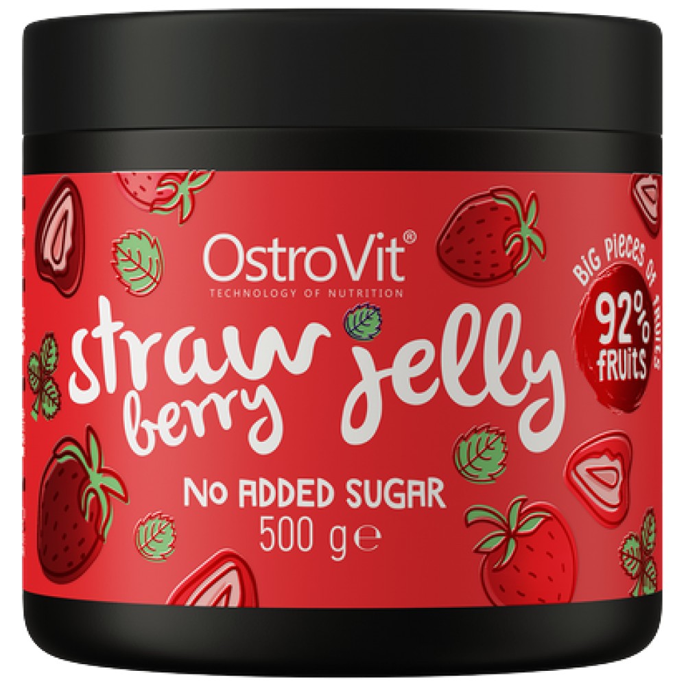 OstroVit Strawberry Jelly 92% Real Fruits No Added Sugar - Ягодово желе без захар