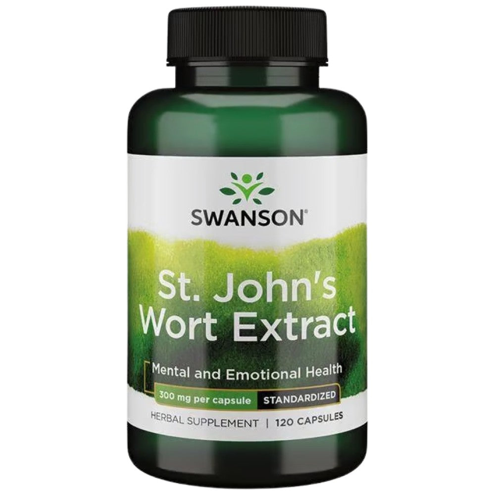 SWANSON St. John's Wort Extract 300 mg - Жълт кантарион екстракт 300 mg
