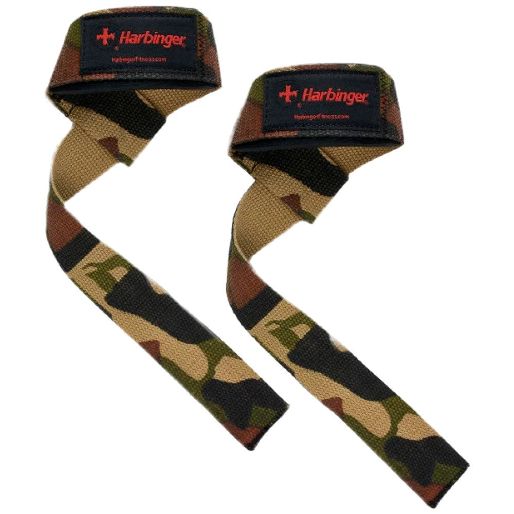 Harbinger Lifting Straps Camo - Фитили с подложка камуфлаж