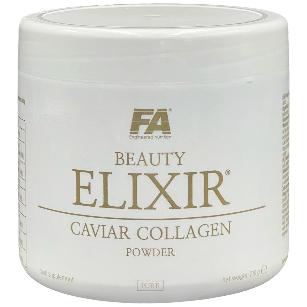 FA Nutrition Beauty Elixir Caviar Collagen Powder - Морски колаген с хиалурон и Витамин C