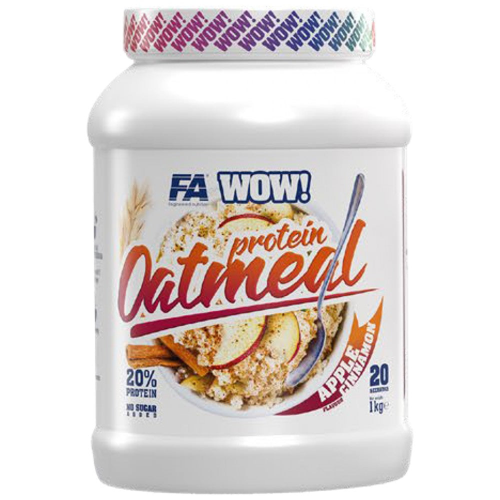 FA Nutrition WOW Protein Oatmeal 20% Protein No Sugar Added - Овесена каша с протеин без захар