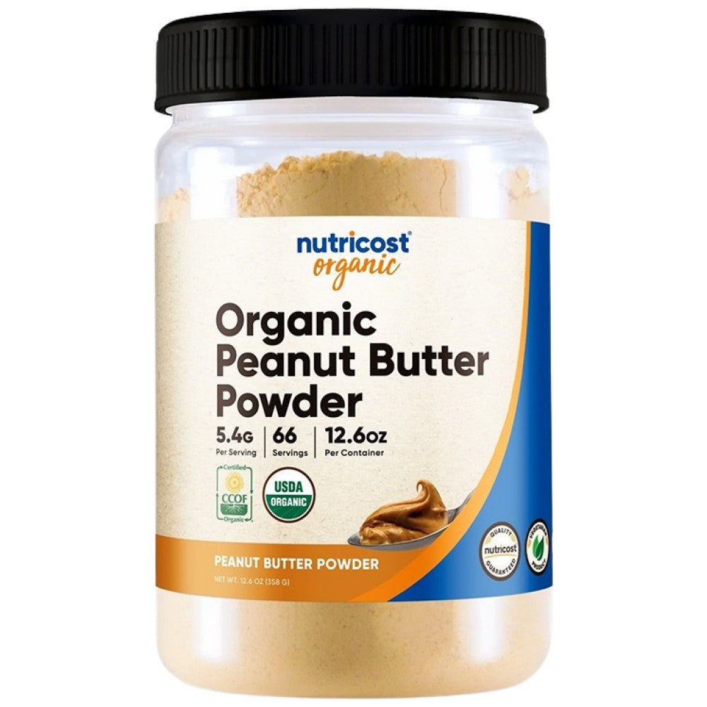 Nutricost Organic Peanut Butter Powder - Био фъстъчено масло на прах