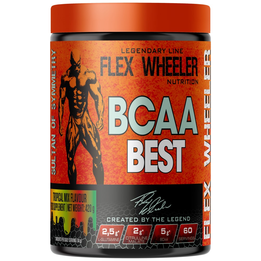 Flex Wheeler Signature Series BCAA Best with L-Glutamine & L-Citrulline Malate - BCAA с глутамин и цитрулин