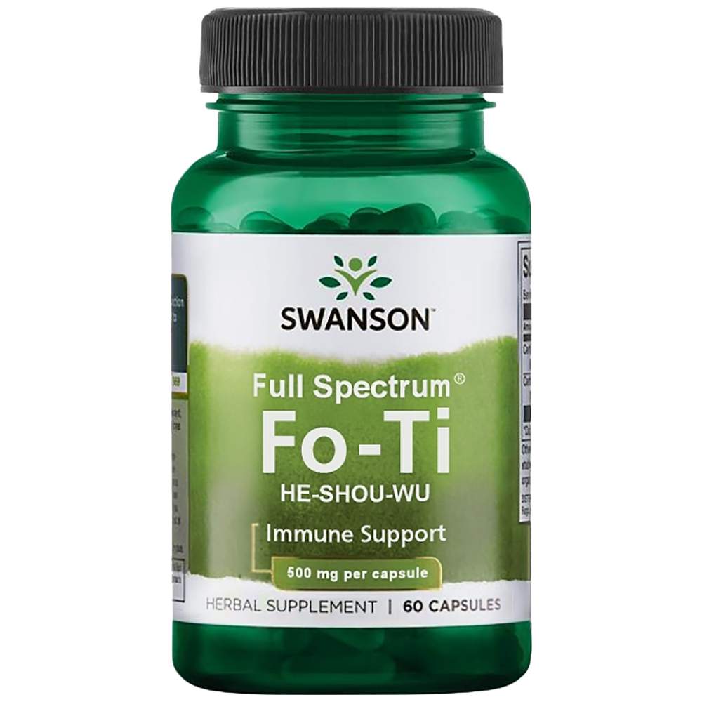 SWANSON Fo-Ti 500 mg - Фо-Ти (хе шоу ву) 500 mg