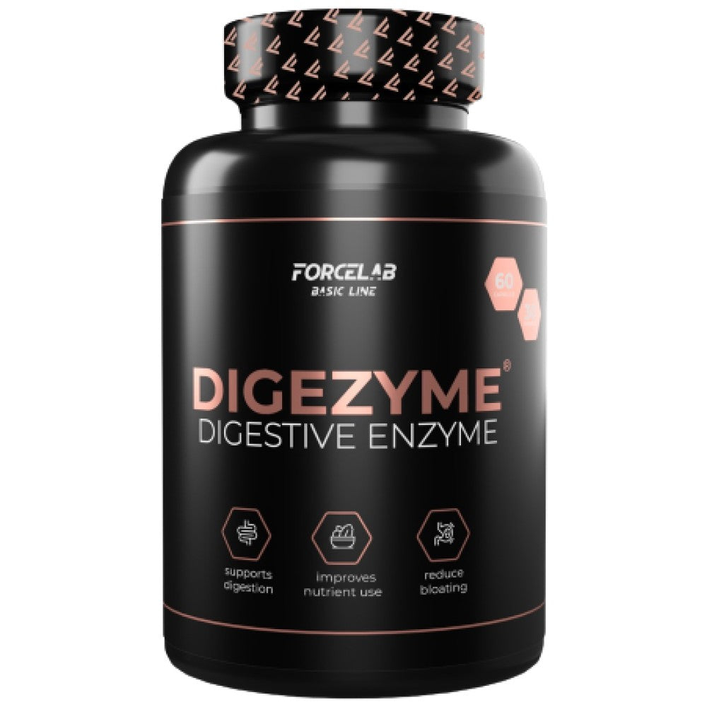 Forcelab Digezyme Digestive Enzymes - Храносмилателни ензими DigeZyme