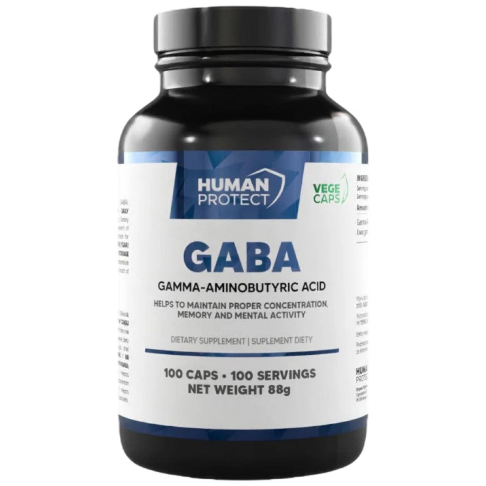Human Protect GABA 750 mg - ГАБА 750 mg