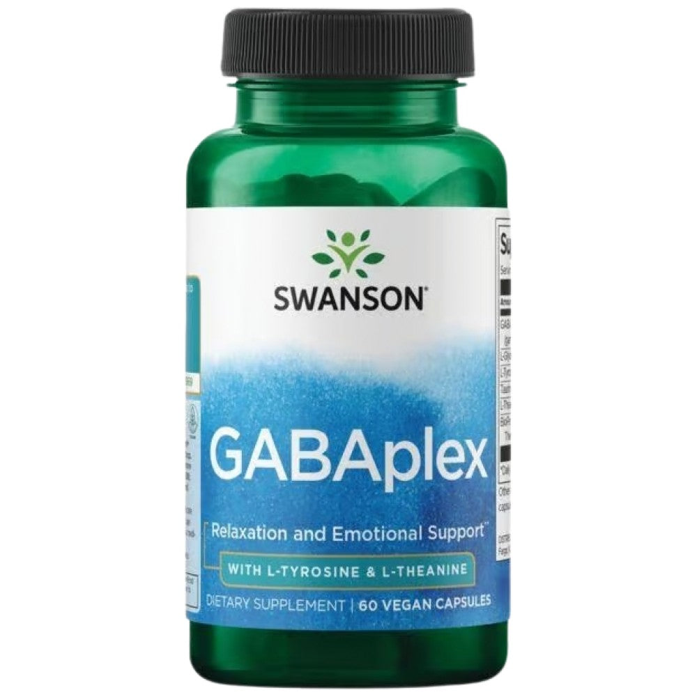 SWANSON GABAplex with L-Tyrosine & L-Theanine - ГАБА с тирозин и теанин