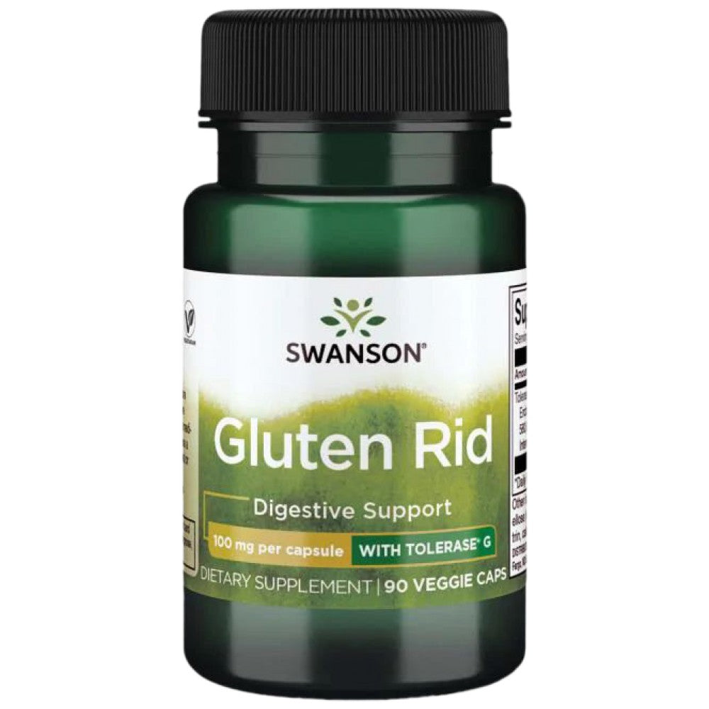 SWANSON Gluten Rid with Tolerase G - Ензими за смилане на глутен