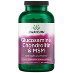 SWANSON Glucosamine, Chondroitin & MSM Higher Strength - Глюкозамин, хондроитин и MSM усилен