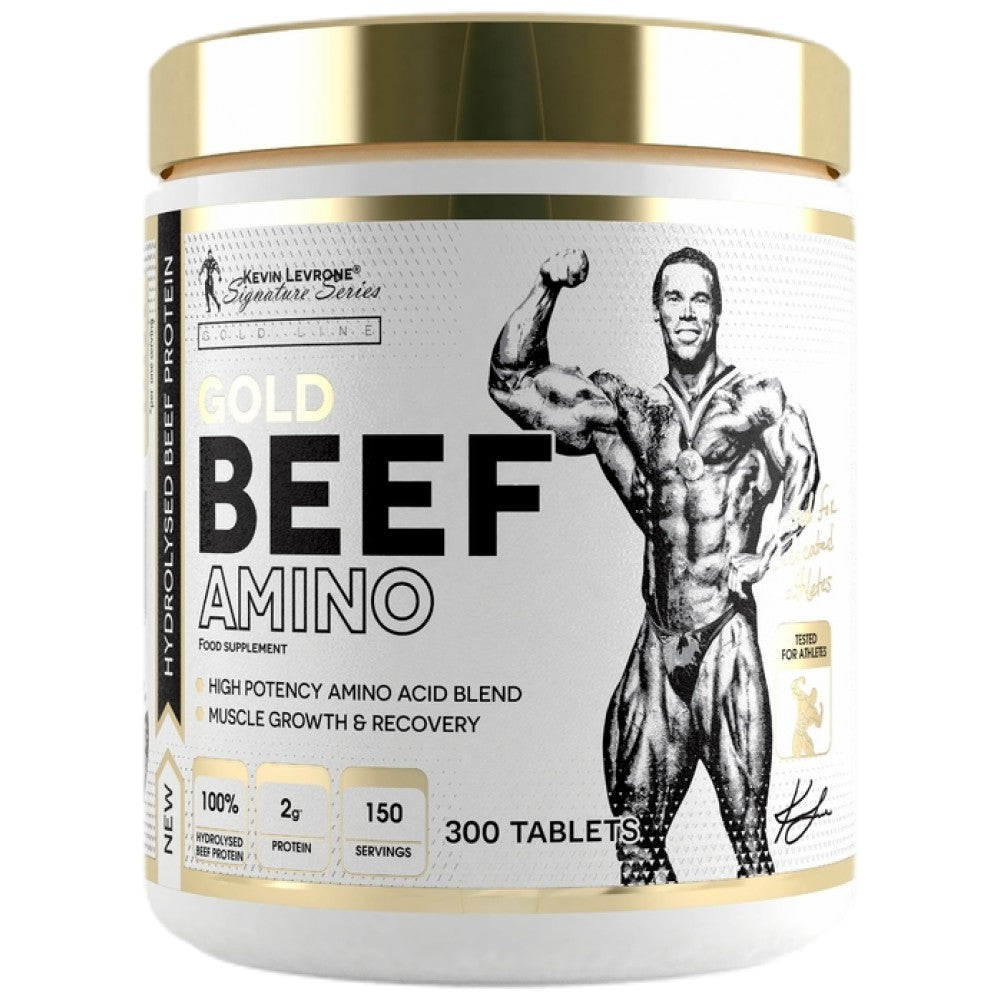 Kevin Levrone GOLD Beef Amino High Potency Amino Acid Blend - Говежди аминокиселини