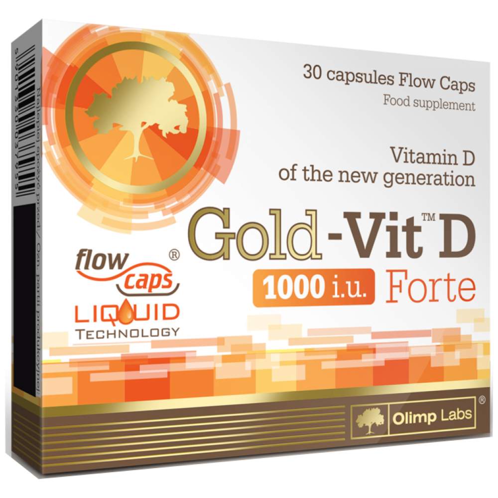 Olimp Sport Nutrition Gold-Vit D Forte 1000 IU - Витамин Д 1000 IU