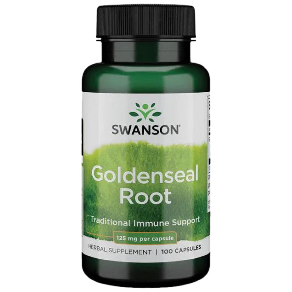 SWANSON Goldenseal Root 125 mg - Жълтокоренче 125 mg