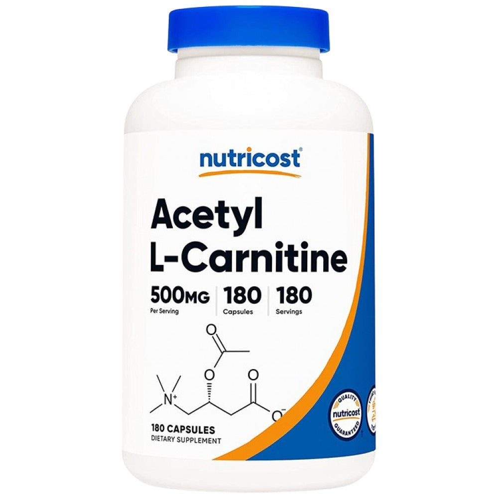 Nutricost Acetyl L-Carnitine 500 mg - Ацетил L-Карнитин 500 mg