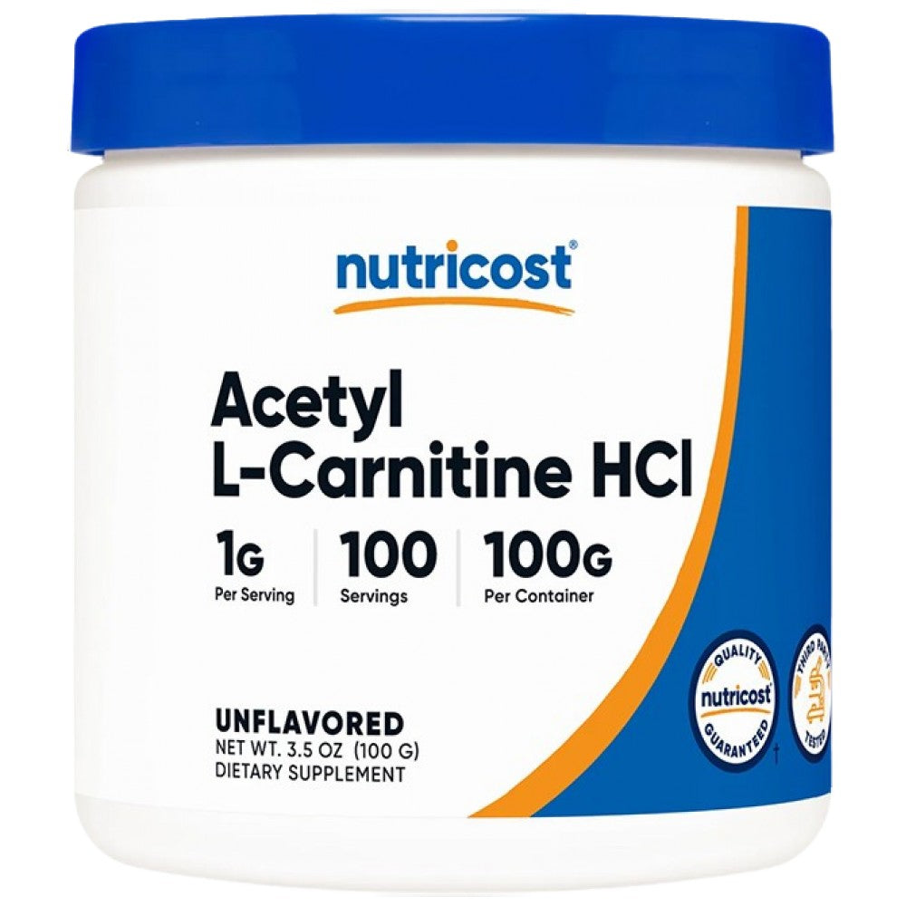 Nutricost Acetyl L-Carnitine HCL - Ацетил L-Карнитин на прах
