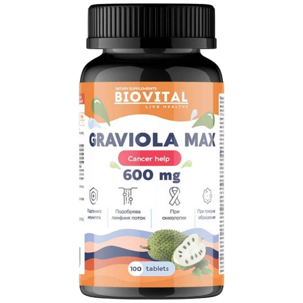 Biovital Graviola Max 600 mg - Гравиола 600 mg