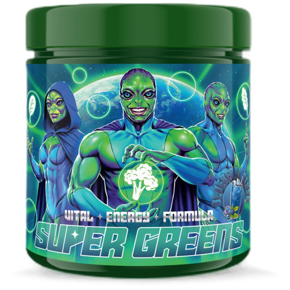 SWEDISH Supplements Super Greens - Зелена суперхрана на прах