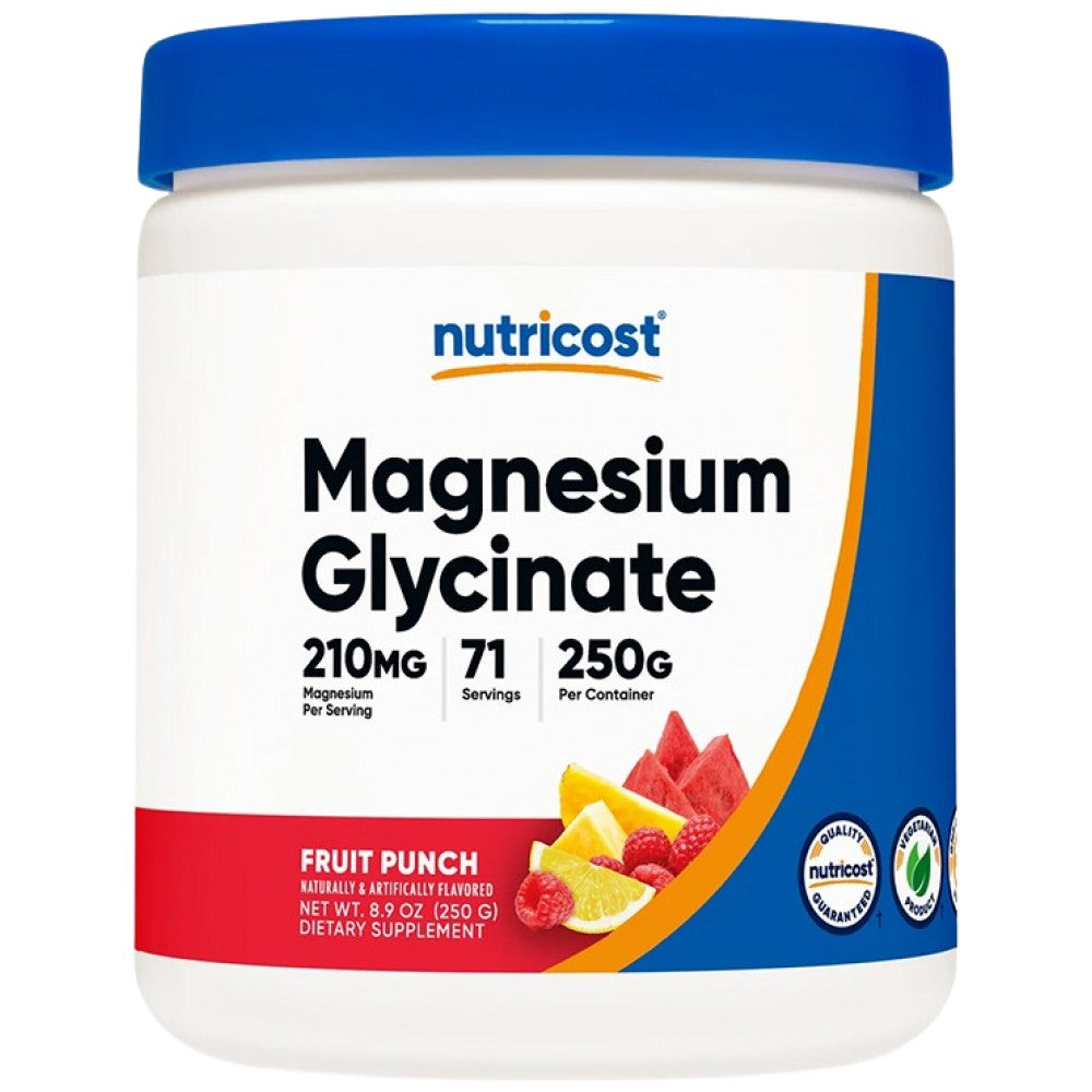Nutricost Magnesium Glycinate Powder Flavoured - Магнезиев глицинат на прах с вкус
