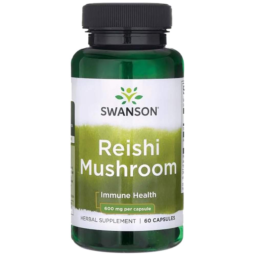 SWANSON Reishi Mushroom 600 mg - Рейши 600 mg