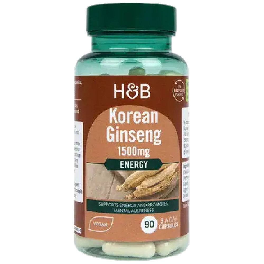 Holland And Barrett Korean Ginseng 1500 mg - Корейски женшен 1500 mg