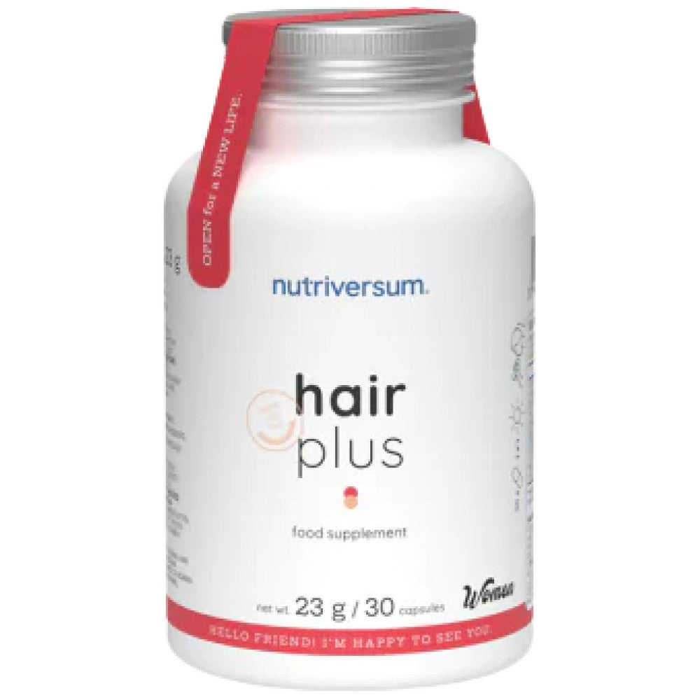 Nutriversum Hair Plus with Collagen, MSM & Biotin - Формула за коса с колаген и биотин