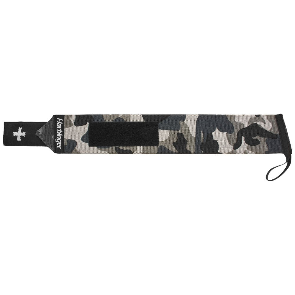 Harbinger Накитници с палец Wristwraps Red Line Grey Camo - Накитници с палец сив камуфлаж