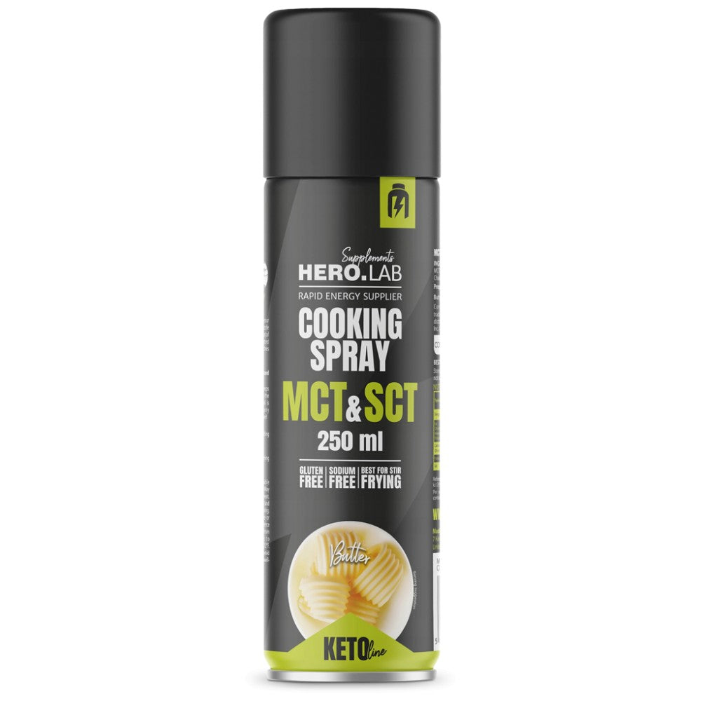 Hero.Lab Cooking Spray MCT & SCT Butter - Спрей за готвене с MCT (масло)