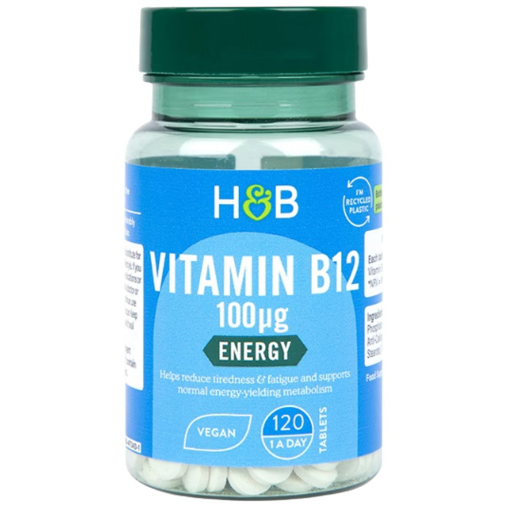 Holland And Barrett Vitamin B12 100 mcg Methylcobalamin - Витамин B12 метилкобаламин 100 mcg